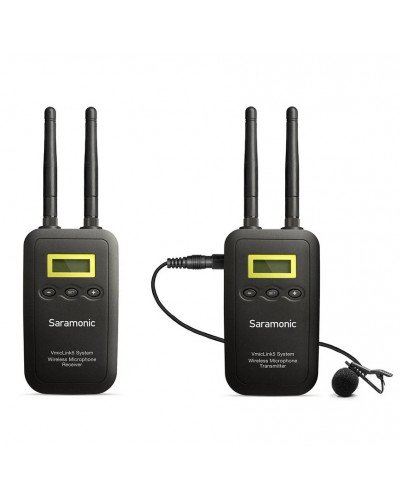 VMICLINK5 RX+TX 5.8GHZ WIRELESS LAVALIER SYSTEM FOR DSLR