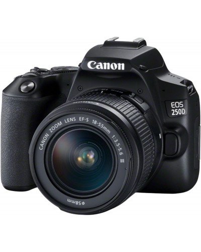 CANON EOS 250D DSLR Camera with EF-S 18-55 mm f/3.5-5.6 III Lens