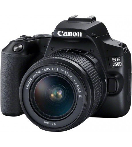 CANON EOS 250D DSLR Camera with EF-S 18-55 mm f/3.5-5.6 III Lens