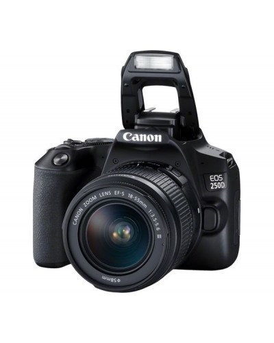 CANON EOS 250D DSLR Camera with EF-S 18-55 mm f/3.5-5.6 III Lens