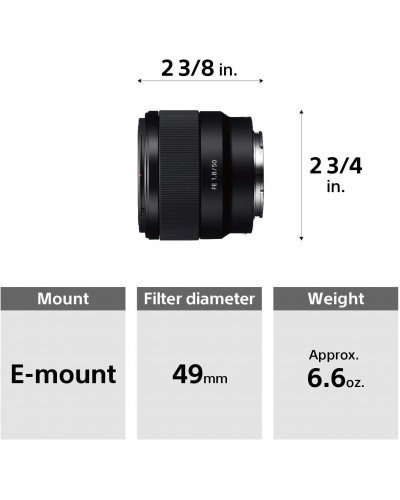Sony FE 50mm f/1.8 Lens