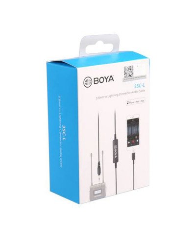 BOYA 3.5mm TRS to Lightning Adapter 35C-L