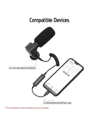 BOYA 35C-USB C 3.5mm to USB Type-C Connector Audio Cable