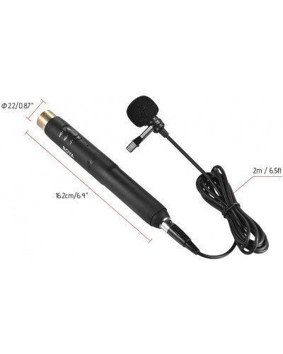 Boya BY-M11OD Professional Omnidirectional XLR Lavalier Microphone Boya BY-M11OD Professional Omnidirectional XLR Lavalier Microphone