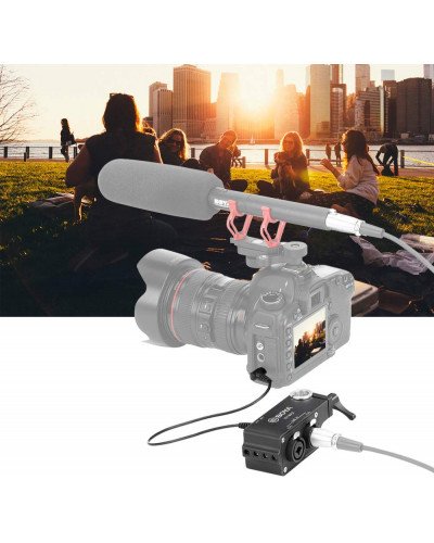 BOYA by-MA2 Dual-Channel XLR Audio Mixer with 6.35mm Input 3.5mm Jack