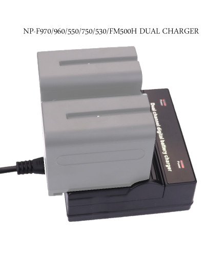 Battery Charger Dual Channel for Sony NP-F970