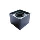 Black ABS Mic Microphone Interview Square Logo Flag Station Black ABS Mic Microphone Interview Square Logo Flag Station
