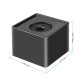 Black ABS Mic Microphone Interview Square Logo Flag Station Black ABS Mic Microphone Interview Square Logo Flag Station