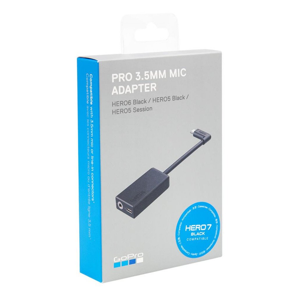 Gopro Mic Input GoPro 3.5mm Mic Adapter for Hero 5/6/7