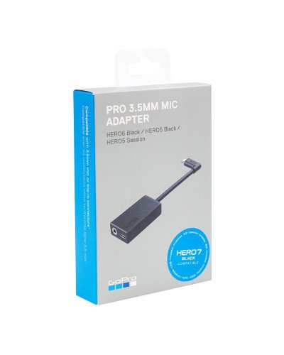 GoPro 3.5mm Mic Adapter for Hero 5/6/7/8/9/10/11/12