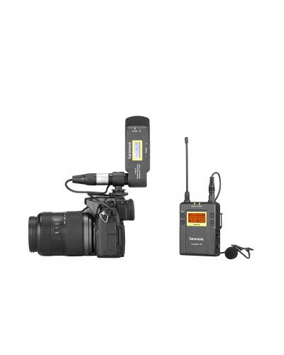 Saramonic UwMic9 TX9+RX-XLR9 UHF Wireless Lavalier Mic System with Plug-On Saramonic UwMic9 TX9+RX-XLR9 UHF Wireless Lavalier Mic System with Plug-On