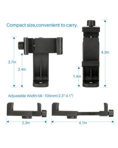 Ulanzi Smartphone Tripod Mount Adapter Tripod Clipper Holder