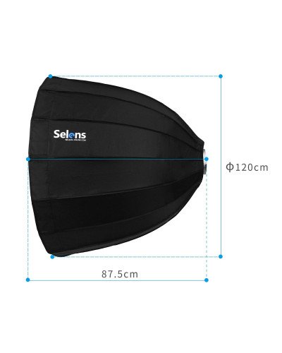 Professional quick setup Hexadecagon softbox Umbrella 120cm