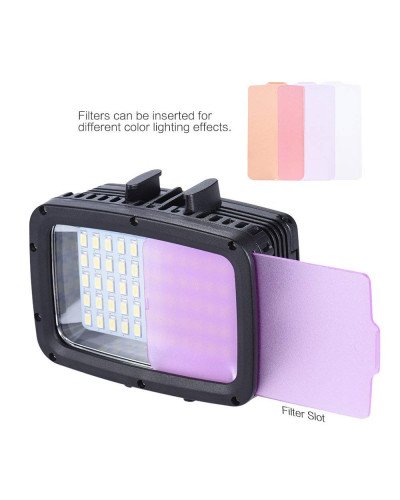 Andoer Ultra Bright 1800LM 3 Modes Waterproof Underwater 40m 5500K 60pcs LED Andoer Ultra Bright 1800LM 3 Modes Waterproof Underwater 40m 5500K 60pcs LED