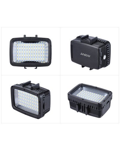 Andoer Ultra Bright 1800LM 3 Modes Waterproof Underwater 40m 5500K 60pcs LED Andoer Ultra Bright 1800LM 3 Modes Waterproof Underwater 40m 5500K 60pcs LED