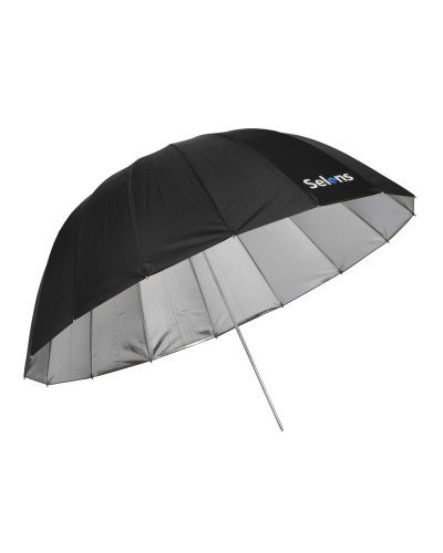 Selens 65" 165cm Parabolic Deep Reflective Umbrella Silver Color 
