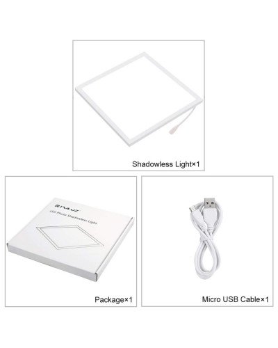 Puluz Led Photography Light Panel Pad 20*20cm