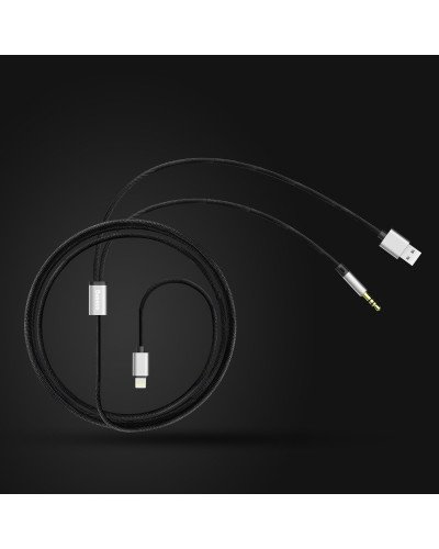 Baseus L34 apple to 3.5mm and USB charging Cable Baseus L34 apple to 3.5mm and USB charging Cable