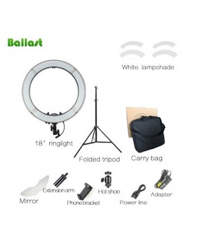 BALLAST SELFIE RING LIGHT LARGE 18 INCH 