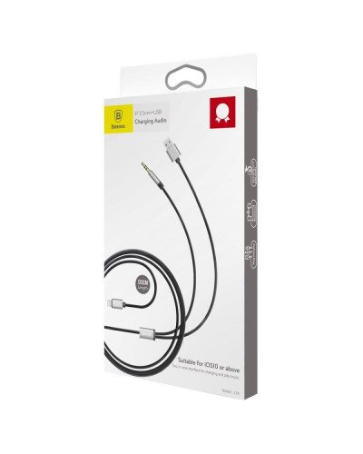 Baseus L34 apple to 3.5mm and USB charging Cable Baseus L34 apple to 3.5mm and USB charging Cable