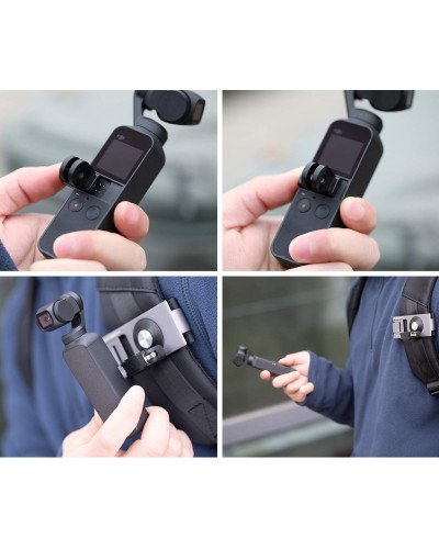 3 Pcs/set PGYTECH OSMO Pocket Data Port to Universal Mount