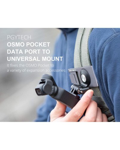 3 Pcs/set PGYTECH OSMO Pocket Data Port to Universal Mount