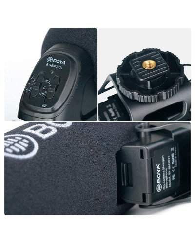 BOYA BY-BM3031 On-Camera Shotgun Microphone 