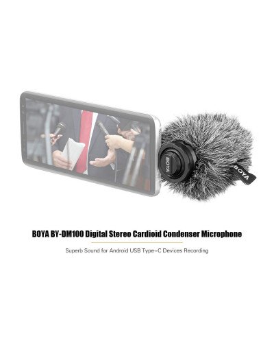 BOYA BY-DM100 Digital Stereo Cardioid Condenser Microphone