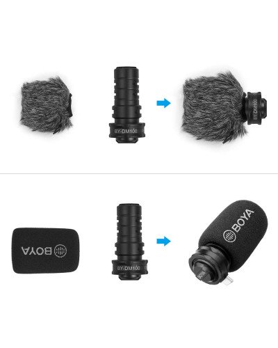 BOYA BY-DM100 Digital Stereo Cardioid Condenser Microphone