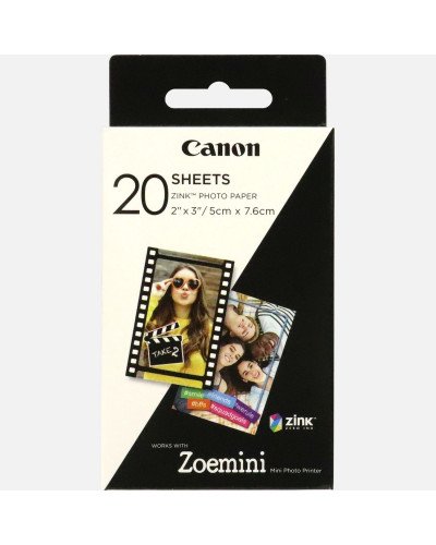 Canon ZINK™ 2"x3" Photo Paper x20 sheets Canon ZINK™ 2"x3" Photo Paper x20 sheets