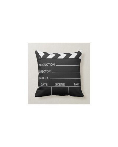 Lights Camera Action Pillow