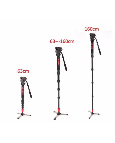 JY0506 Aluminum Alloy Professional Monopod For Video & Camera