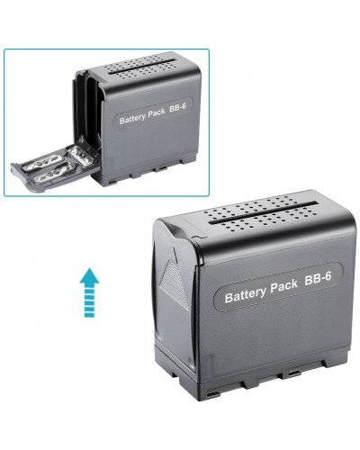 Battery Case Pack Power as NP-F970 for 6pcs AA battery Battery Case Pack Power as NP-F970 for 6pcs AA battery