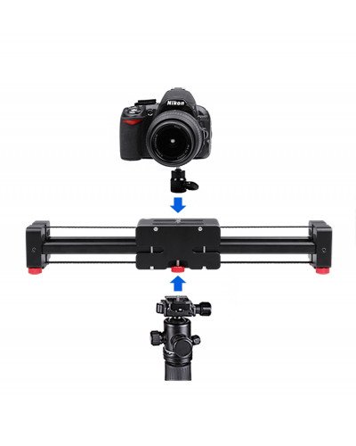 Slider Dolly 50cm Track Rail Stabilizer 100cm Sliding Distance