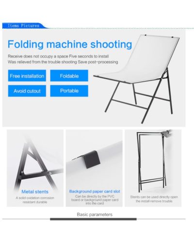 60*100cm Folding Portable Shooting Table Photo