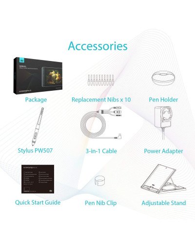 HUION Kamvas Pro 13 GT-133 Tilt