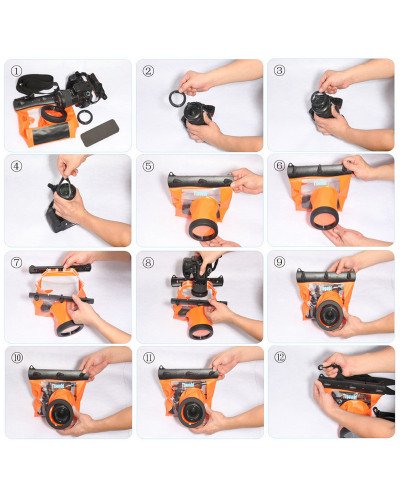 Tteoobl SLR Camera Waterproof Underwater Housing