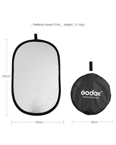 Godox 150*200cm 5 in 1 portable photography reflector