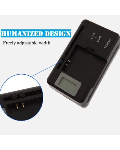 Multi Connector LCD Display Universal Battery Charger Multi Connector LCD Display Universal Battery Charger