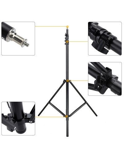 استاند اضاءة طول 2.8 متر