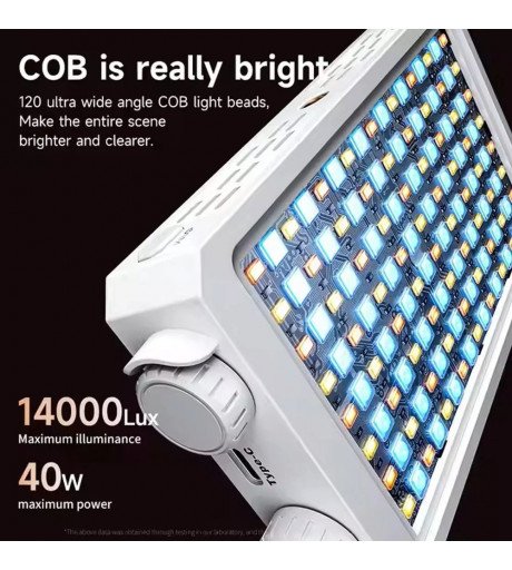 V40 Bi-Color 40W LED Fill Light Portable Adjustable Light