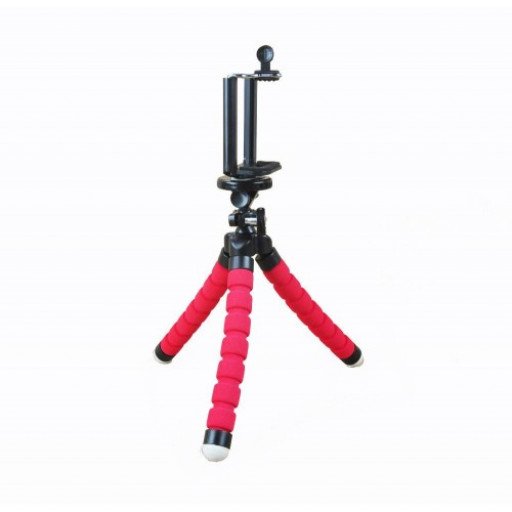 Flexible tripod stand for mobile phones and digital cameras