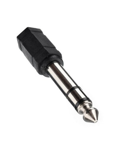 6.5mm Stereo Plug to 3.5mm Stereo Socket Adaptor