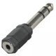6.5mm Stereo Plug to 3.5mm Stereo Socket Adaptor 6.5mm Stereo Plug to 3.5mm Stereo Socket Adaptor