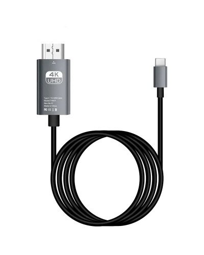 4K UHD Type-C To HDMI-Compatible Adapter Cable