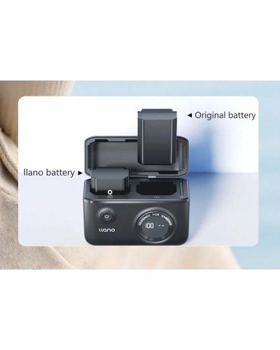 NP-FZ100 Camera Charger Dual Slot Digital Display with SD Card Storage Function