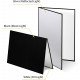 3in1 Light Reflector Photography Cardboard 12x8 inch Black White and Silver 3in1 Light Reflector Photography Cardboard 12x8 inch Black White and Silver