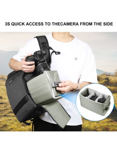 PULUZ Outdoor Portable Camera Dual Shoulders Backpack Laptop Bag PULUZ Outdoor Portable Camera Dual Shoulders Backpack Laptop Bag