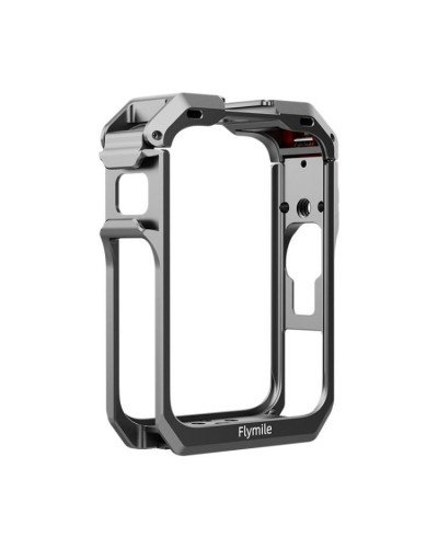 Metal Protective Cage for DJI Osmo 360 Camera with Dual Cold Shoe Mount