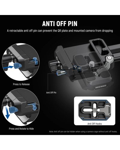 NEEWER PS015 Foldable V Mount Battery Plate